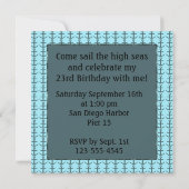 Invitation Anniversaire du Viking Ship (Dos)