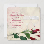 Invitation Anniversaire Du Vin Et De La Fête Rose (Devant)