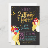 Invitation Anniversaire du virus Zodiac (Devant / Derrière)