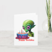 Invitation Anniversaire Du Visiteur Céleste (Devant)