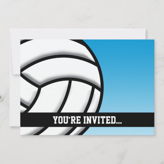 Invitation Anniversaire du volley-ball (Devant)