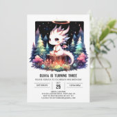 Invitation Anniversaire du Wild Pastel Dragon (Debout devant)