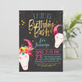 Invitation Anniversaire du Zodiac Taurus (Debout devant)