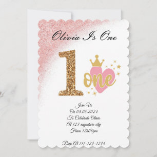INVITATION ANNIVERSAIRE D'UN AN