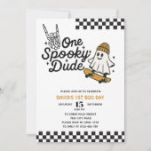 Invitation Anniversaire d'un Mec Éffrayant (Devant)