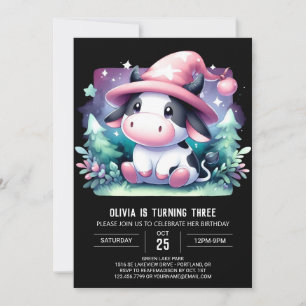 Invitation Anniversaire d'une vache sur mesure