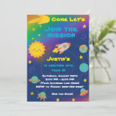 Invitation anniversaire éditable Style Crayon – Sy (Debout devant)