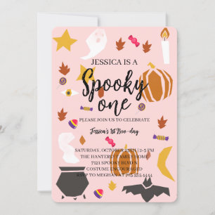 Invitation Anniversaire éffrayant d'un Halloween