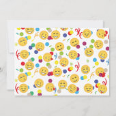Invitation Anniversaire Emoji Enfants Anniversaire Amusant Ph (Dos)