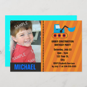 Invitation Anniversaire en construction