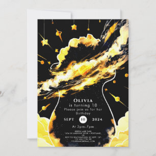 Invitation Anniversaire Enchanted Fun Space