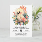 Invitation Anniversaire Enchanted Printable (Debout devant)