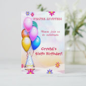 Invitation Anniversaire enfant (Debout devant)