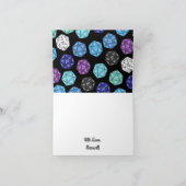 Invitation Anniversaire Enfants Jeux DND à 20 Face (Intérieur)