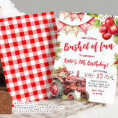 Invitation Anniversaire Enfants Pomme de Fun