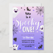 Invitation Anniversaire Enfants Violet (Devant)