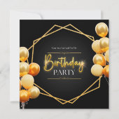 Invitation Anniversaire-Enregistrer La Date (Dos)