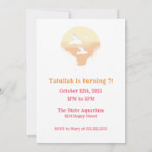 Invitation Anniversaire Extraordinaire - Otter lunaire (Dos)