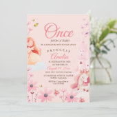 Invitation Anniversaire Fairytale Rose (Debout devant)