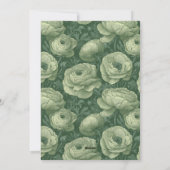 Invitation Anniversaire Féminin Esthétique Ranunculus (Dos)