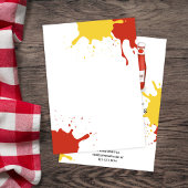 Invitation Anniversaire Fête Custom Outdoor BBQ