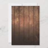 Invitation anniversaire fête de douche pot mason b (Dos)