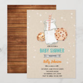 Invitation anniversaire fête gâteaux au lait (Devant / Derrière)