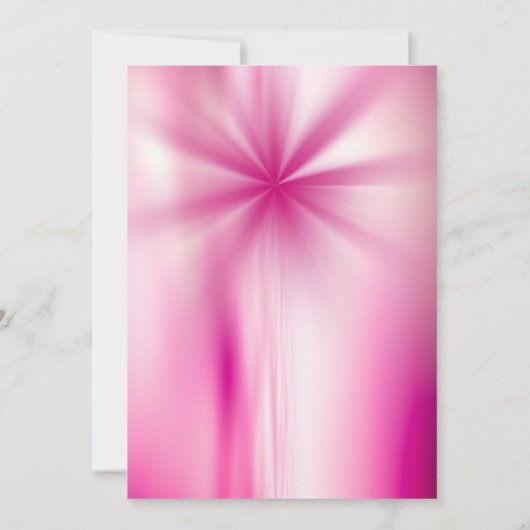 Invitation anniversaire fille rose (Dos)