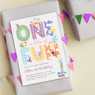 Invitation Anniversaire Floral Printemps Premier, Un est beau