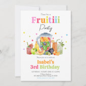 Invitation Anniversaire Fruitti (Devant)