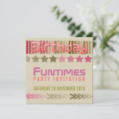 Invitation Anniversaire FunTimes (Debout devant)