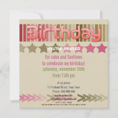 Invitation Anniversaire FunTimes (Dos)