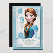 Invitation anniversaire gelé (Devant / Derrière)