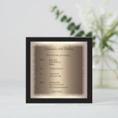 Invitation Anniversaire Glamour 2 (Debout devant)