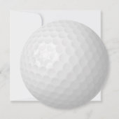 Invitation anniversaire golf (Dos)