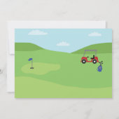 Invitation Anniversaire Golf N'importe quel âge Golf Invitati (Dos)