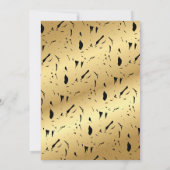 Invitation Anniversaire gothique du café (Dos)