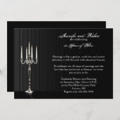 Invitation Anniversaire gothique du Mariage de la bande de Ca (Devant / Derrière)