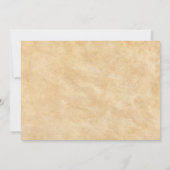 Invitation anniversaire gothique vintage (Dos)