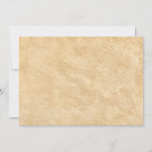 Invitation anniversaire gothique vintage (Dos)