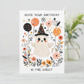 Invitation Anniversaire Halloween (Debout devant)