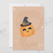 Invitation Anniversaire Halloween Citrouille Blue Party Enfan (Dos)