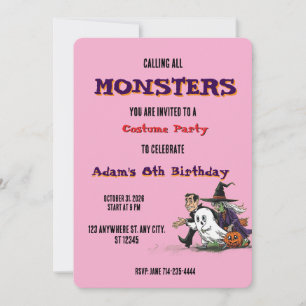 Invitation Anniversaire Halloween Enfants Halloween Party 