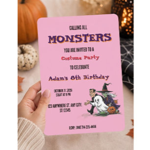 Invitation Anniversaire Halloween Enfants Halloween Party