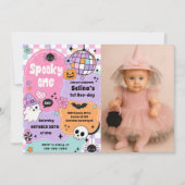 Invitation Anniversaire Halloween Spooky One (Devant)