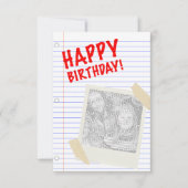 Invitation anniversaire heureux (Devant)