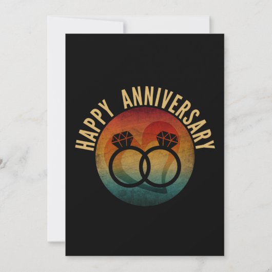 Invitation anniversaire heureux (Devant)