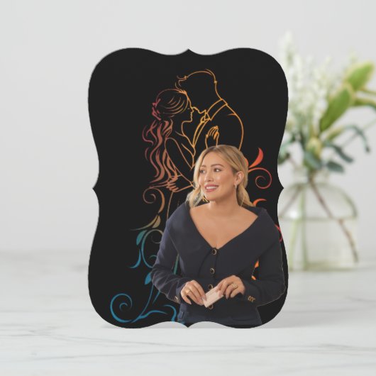 Invitation anniversaire hilaryduff (Debout devant)