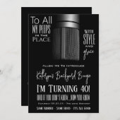 Invitation Anniversaire Hip hop (Devant / Derrière)