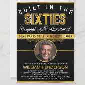 Invitation Anniversaire Homme Drôle Construite dan